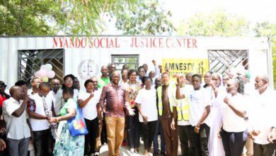 Amnesty International Kenya salutes the courage of Kisumu based human rights defenders during the re-opening of the Nyando Social Justice Centre
