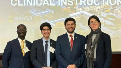 Notre Dame Law School Global Human Rights Clinic Presents Human Rights Pedagogy at Midwest Clinical Conference | News | The Law School