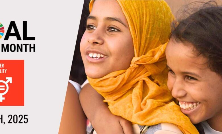 GOAL OF THE MONTH – Goal 5: Gender Equality