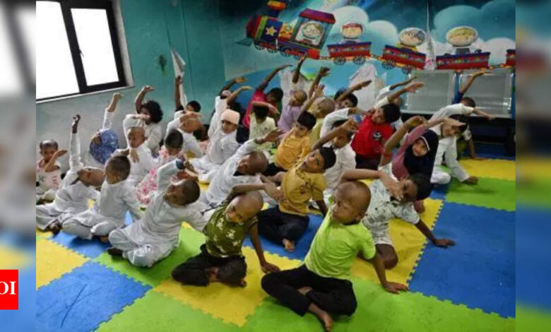 A daily dose of yoga to aid recovery of paediatric cancer survivors at Tata Memorial Hospital in Mumbai | Mumbai News A daily dose of yoga to aid recovery of paediatric cancer survivors at Tata Memorial Hospital in Mumbai | Mumbai News